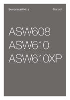 Bowers & Wilkins ASW-610-XP-Owners-Manual 